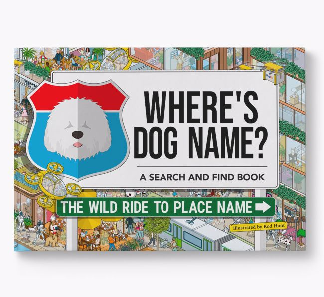 Personalised Old English Sheepdog Book: Where's Old English Sheepdog? Volume 3